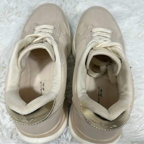 Vintage Havana Womens Sneakers 7 Blush Beige Sparkle Star Fashion Comfort Shoes - Picture 3 of 15